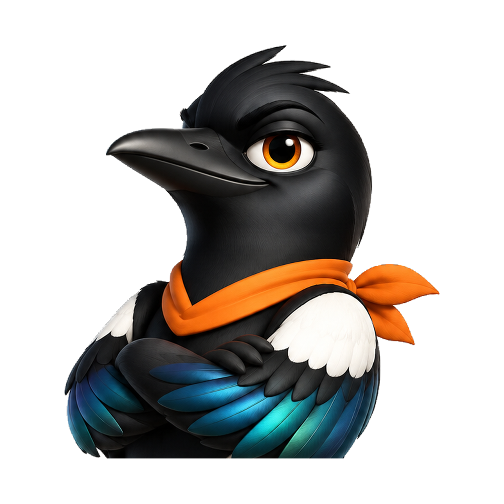Pip the magpie, PipPrep mascot